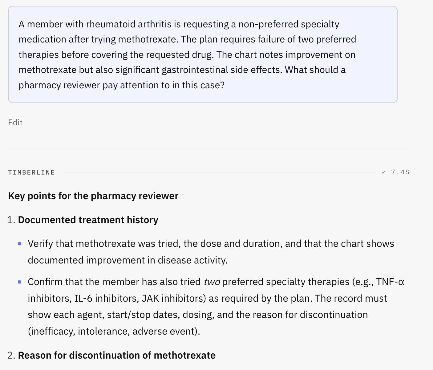 Work through a pharmacy review start to finish screenshot